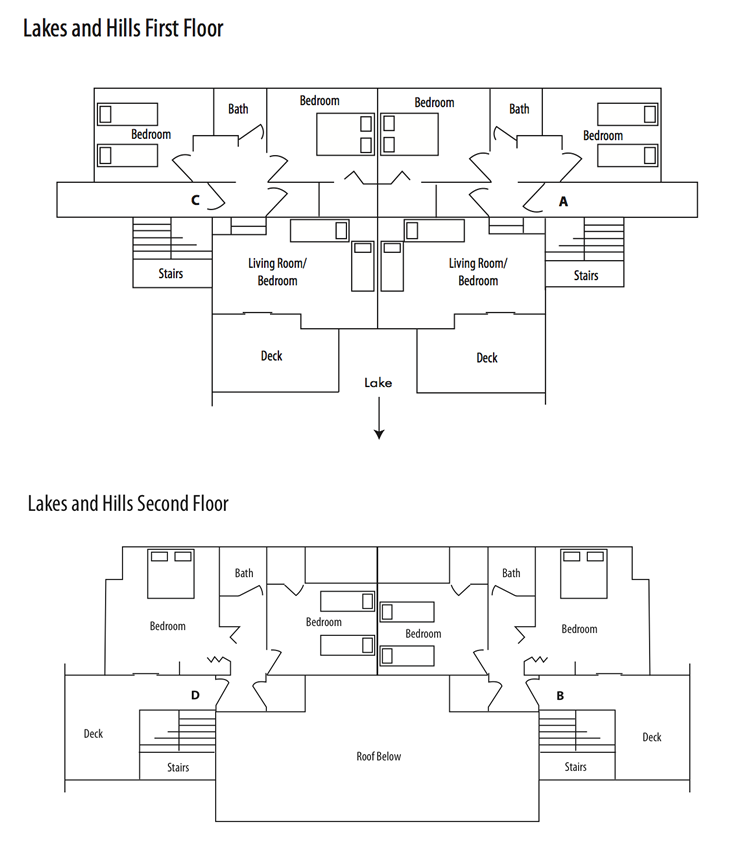 lakes and hills cabin floor plan